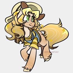 Size: 1024x1024 | Tagged: safe, artist:crimmharmony, imported from derpibooru, oc, oc only, earth pony, pony, clothes, simple background, solo