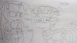 Size: 5312x2992 | Tagged: safe, artist:徐詩珮, imported from derpibooru, fizzlepop berrytwist, glitter drops, spring rain, tempest shadow, pony, unicorn, broken horn, female, glittershadow, horn, lesbian, lineart, mare, polyamory, royal guard, shipping, springdrops, springshadow, springshadowdrops, tempest becomes a royal guard, traditional art
