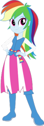 Size: 148x419 | Tagged: safe, artist:ladyfayetale, imported from derpibooru, rainbow dash, equestria girls, eqg promo pose set, fantasy, female, hand on hip, solo