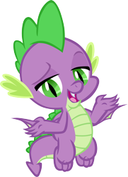 Size: 2482x3419 | Tagged: safe, artist:memnoch, imported from derpibooru, spike, dragon, sweet and smoky, male, simple background, solo, transparent background, vector, winged spike, wings