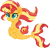 Size: 1575x1500 | Tagged: safe, artist:cloudy glow, artist:cloudyglow, imported from derpibooru, sunset shimmer, seapony (g4), my little pony: the movie, spoiler:my little pony the movie, female, not fiery shimmer, seaponified, seapony sunset, simple background, smiling, solo, species swap, transparent background