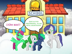 Size: 624x468 | Tagged: safe, imported from derpibooru, oc, oc only, pegasus, pony, skywar sword: las cronicas del caballero de fuego, comic, real life background, spanish