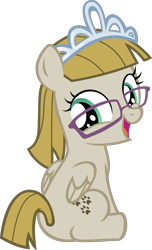 Size: 697x1147 | Tagged: artist needed, safe, imported from derpibooru, zippoorwhill, pegasus, pony, forever filly, adorable face, cute, female, filly, foal, glasses, happy, jewelry, open mouth, simple background, sitting, smiling, solo, tiara, transparent background, vector, zippoorbetes