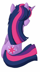 Size: 478x853 | Tagged: safe, artist:gleamyvision, imported from derpibooru, twilight sparkle, alicorn, pony, digital art, female, mare, simple background, sitting, solo, twilight sparkle (alicorn), white background