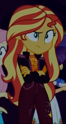 Size: 270x503 | Tagged: safe, imported from derpibooru, screencap, fluttershy, rarity, sunset shimmer, equestria girls, equestria girls series, sunset's backstage pass!, spoiler:eqg series (season 2), cropped, female