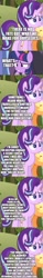 Size: 500x3215 | Tagged: safe, edit, edited screencap, editor:lord you know who, imported from derpibooru, screencap, starlight glimmer, twilight sparkle, alicorn, pony, the ending of the end, leak, comic, fanfic art, heartwarming, implied grogar, screencap comic, series finale, terminator, twilight sparkle (alicorn)