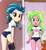 Size: 746x810 | Tagged: safe, artist:charliexe, imported from derpibooru, indigo zap, lemon zest, equestria girls, ass, breasts, butt, clothes, cute, cute butt, dressing, duo, duo female, female, gym uniform, indiglute zap, looking at you, looking back, looking back at you, socks, sports, sports panties, stupid sexy indigo zap, stupid sexy lemon zest, surprised, thighs, zapabetes