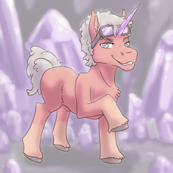 Size: 2000x2000 | Tagged: safe, artist:lavilovi, imported from derpibooru, oc, oc:suban, pony, unicorn, blank flank