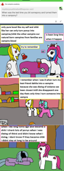 Size: 1001x2674 | Tagged: safe, artist:ask-luciavampire, imported from derpibooru, oc, earth pony, pony, unicorn, vampire, vampony, tumblr:the-vampire-academy, ask, tumblr