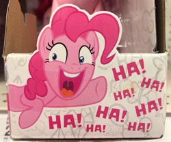 Size: 3239x2701 | Tagged: safe, imported from derpibooru, pinkie pie, earth pony, pony, faic, female, haha, hahahahahahaha, laughing, mare, official, solo, toy