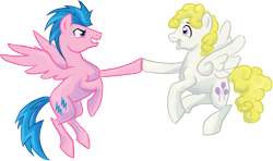 Size: 1105x656 | Tagged: safe, artist:bedupolker, imported from derpibooru, firefly, surprise, pegasus, pony, g1, rule 63