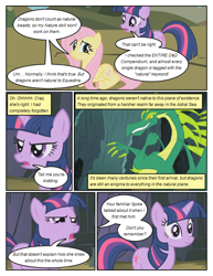 Size: 612x792 | Tagged: safe, artist:newbiespud, edit, edited screencap, imported from derpibooru, screencap, fluttershy, reginald, twilight sparkle, dragon, pegasus, pony, unicorn, comic:friendship is dragons, dragonshy, claws, comic, dialogue, female, grin, male, mare, screencap comic, smiling, unicorn twilight