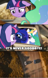 Size: 378x606 | Tagged: safe, edit, edited screencap, imported from derpibooru, screencap, princess celestia, princess luna, twilight sparkle, alicorn, pony, the last problem, animated, car, dodge charger, fast and furious, female, gif, mare, meme, song in the comments, toyota supra, twilight sparkle (alicorn)