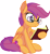 Size: 6168x6706 | Tagged: safe, artist:cyanlightning, imported from derpibooru, scootaloo, pegasus, pony, .svg available, absurd resolution, adorkable, book, chest fluff, cute, cutealoo, dork, ear fluff, female, filly, glasses, meganekko, nerd, nerdaloo, reading, scootanerd, simple background, sitting, smiling, solo, transparent background, vector