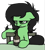 Size: 717x800 | Tagged: safe, artist:plunger, edit, editor:illuminartist, editor:playstation, imported from derpibooru, oc, oc only, oc:filly anon, pony, /mlp/, 4chan, alcohol, beer, bottle, female, filly, not amused face, simple background, sitting, solo, transparent background, unamused