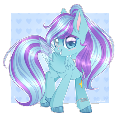 Size: 1024x984 | Tagged: safe, artist:sadelinav, imported from derpibooru, oc, oc only, oc:midnight music, pegasus, pony, female, mare, solo