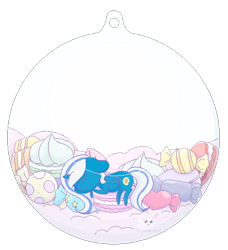 Size: 402x440 | Tagged: safe, artist:nekoremilia1, imported from derpibooru, oc, oc:fleurbelle, alicorn, adorabelle, alicorn oc, bow, candy, cute, female, food, hair bow, macaron, mare, sleeping, sweets