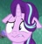 Size: 467x488 | Tagged: safe, imported from derpibooru, screencap, starlight glimmer, pony, the crystalling, cropped, female, floppy ears, lip bite, mare, solo