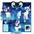 Size: 4500x4550 | Tagged: safe, artist:mary-chanunicorn, imported from derpibooru, oc, oc only, oc:princess eclipse, alicorn, pony, alicorn oc, bracelet, collar, color palette, colored wings, crown, cute, cutie mark, eyes closed, eyes open, female, freckles, front view, glowing horn, gradient mane, gradient tail, hair over one eye, horn, jewelry, mare, multicolored hair, multicolored wings, offspring, one wing out, parent:king sombra, parent:princess luna, parents:lumbra, profile, reference sheet, regalia, solo, sparkly mane, sparkly tail, tail, two toned wings, unshorn fetlocks, wings