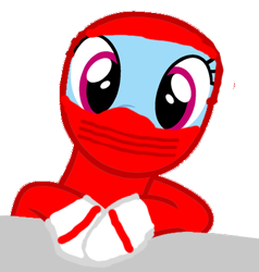 Size: 400x420 | Tagged: safe, artist:kayman13, imported from derpibooru, rainbow dash, pony, 1000 hours in ms paint, balaclava, base used, clothes, costume, gloves, human spider, looking at you, simple background, spider-man, sweater, transparent background