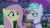 Size: 1920x1080 | Tagged: safe, imported from derpibooru, screencap, feather flatterfly, fluttershy, pegasus, pony, the summer sun setback, duo, female, glasses, male, mare, necktie, stallion, wavy mouth