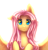 Size: 1900x2000 | Tagged: safe, artist:avrameow, imported from derpibooru, fluttershy, pegasus, pony, :<, backlighting, bust, cute, daaaaaaaaaaaw, ear down, female, floppy ears, front view, full face view, heart eyes, hooves to the chest, looking at you, mare, one ear down, portrait, pure, shyabetes, simple background, solo, spread wings, white background, wholesome, wingding eyes, wings