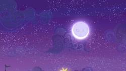 Size: 1920x1080 | Tagged: safe, imported from derpibooru, screencap, the summer sun setback, moon, night, no pony