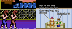 Size: 642x256 | Tagged: safe, artist:derek the metagamer, imported from derpibooru, smolder, oc, oc:dirk wise, dragon, human, aseprite, billy lee, comic, couch, double dragon, double dragon 2: wanderer of the dragons, jimmy lee, pixel art, smolder is not amused, soda, video game