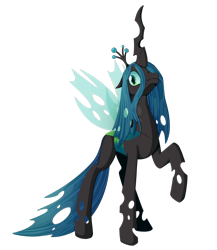 Size: 1280x1475 | Tagged: safe, artist:colorful-horses, artist:syrupyyy, imported from derpibooru, queen chrysalis, changeling, changeling queen, female, simple background, solo, transparent background