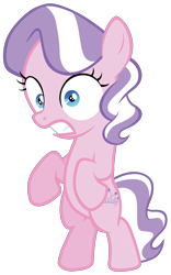 Size: 7000x11200 | Tagged: safe, artist:tardifice, edit, editor:slayerbvc, imported from derpibooru, vector edit, diamond tiara, earth pony, pony, crusaders of the lost mark, absurd resolution, accessory-less edit, bipedal, female, filly, missing accessory, simple background, solo, transparent background, vector