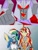 Size: 1920x2560 | Tagged: safe, artist:elioo, artist:terry, imported from derpibooru, rainbow dash, sunset shimmer, equestria girls, autobot, clash of hasbro's titans, comparison, crossover, cybertronian, decepticon, equestria bots, megatron, species swap, transformerfied, transformers