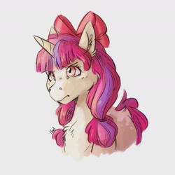 Size: 1800x1800 | Tagged: safe, artist:mad-maker-cat, imported from derpibooru, oc, oc only, pony, unicorn, female, mare, simple background, solo