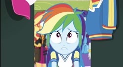 Size: 1478x810 | Tagged: safe, imported from derpibooru, screencap, rainbow dash, rarity, sunset shimmer, equestria girls, equestria girls series, sock it to me, spoiler:choose your own ending (season 2), spoiler:eqg series (season 2), female, lockers