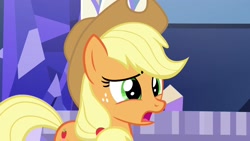 Size: 1920x1080 | Tagged: safe, imported from derpibooru, screencap, applejack, pony, the last laugh, female, mare, solo