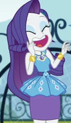 Size: 376x652 | Tagged: safe, imported from derpibooru, screencap, rarity, equestria girls, equestria girls series, sock it to me, spoiler:choose your own ending (season 2), spoiler:eqg series (season 2), bracelet, choose rarity, clothes, faic, female, geode of shielding, jewelry, magical geodes, pencil skirt, rarity peplum dress, skirt, sock it to me: rarity, solo