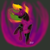 Size: 700x700 | Tagged: dead source, safe, imported from derpibooru, oc, oc only, oc:vermont black, earth pony, pony, clothes, fire, glowing eyes, glowing scarf, male, psychic fire, psychokinesis, purple fire, scarf, solo, stallion