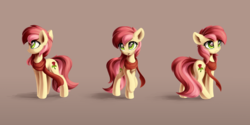 Size: 3000x1500 | Tagged: safe, artist:ifmsoul, imported from derpibooru, roseluck, earth pony, pony, abstract background, clothes, female, mare, scarf, smiling