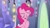 Size: 1920x1080 | Tagged: safe, imported from derpibooru, screencap, pinkie pie, pony, the last laugh, eyes closed, female, mare, solo, twilight's castle