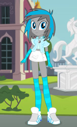 Size: 1208x1993 | Tagged: safe, artist:akakun, artist:akakunda, imported from derpibooru, oc, oc:mareana sweetie, human, equestria girls, clothes, humanized, socks, striped socks