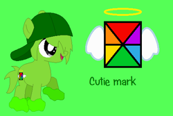 Size: 483x323 | Tagged: safe, artist:selenaede, artist:worldofcaitlyn, imported from derpibooru, earth pony, pony, base used, booger, cutie mark, lego, mixels, ponified, solo