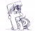 Size: 1024x915 | Tagged: safe, artist:ami-gami, artist:amy-gamy, imported from derpibooru, oc, oc only, oc:amethyst arkin, earth pony, pony, f, monochrome, solo