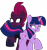 Size: 9334x9964 | Tagged: safe, artist:ejlightning007arts, imported from derpibooru, tempest shadow, twilight sparkle, alicorn, my little pony: the movie, absurd resolution, armor, blushing, broken horn, butt, eye scar, female, funny, horn, lesbian, plot, scar, seduction, shipping, simple background, stupid sexy twilight, tail seduce, tempestlight, transparent background, twibutt, twilight sparkle (alicorn), vector