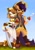 Size: 1131x1600 | Tagged: safe, artist:sofiko-ko, imported from derpibooru, oc, oc:ramiras, earth pony, pegasus, pony, :p, duo, eyepatch, female, male, mare, pirate, stallion, tongue out