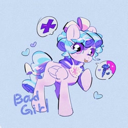 Size: 1022x1024 | Tagged: dead source, safe, artist:poneko-chan, imported from derpibooru, cozy glow, pegasus, pony, female, filly, looking at you, solo
