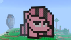 Size: 1280x720 | Tagged: safe, artist:theanimefanz, imported from derpibooru, pinkie pie, pony, goth pinkie, gothic pinkie, iron patriot, marvel, minecraft