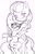 Size: 1217x1873 | Tagged: safe, artist:larrykitty, artist:php156, imported from derpibooru, diamond tiara, silver spoon, pony, bipedal, cuddling, female, glasses, lesbian, shipping, silvertiara, sketch