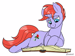 Size: 3858x2875 | Tagged: safe, artist:neoncel, imported from derpibooru, oc, oc only, pony, unicorn, book, solo
