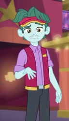 Size: 317x553 | Tagged: safe, imported from derpibooru, screencap, brim marco, equestria girls, mirror magic, spoiler:eqg specials, cinema usher, clothes, cropped, male, pants, solo