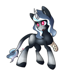 Size: 2003x2160 | Tagged: safe, artist:spheedc, imported from derpibooru, oc, oc only, oc:spiritshade, pony, amputee, digital art, simple background, solo, transparent background