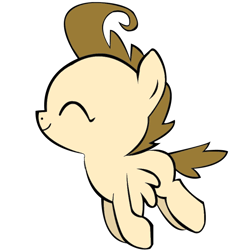 Size: 894x894 | Tagged: safe, artist:goldfisk, color edit, edit, editor:undeadponysoldier, imported from derpibooru, pound cake, pegasus, pony, adorable face, baby, baby pony, colored, colt, cute, eyes closed, flying, foal, happy, male, poundabetes, show accurate, simple background, smiling, solo, transparent background, vector